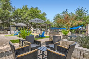New pool lounge area